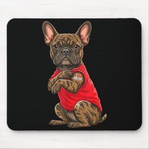 French bulldog featuring tattooed french bulldog mouse mat