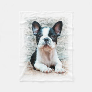 French Bulldog Fleece Blanket