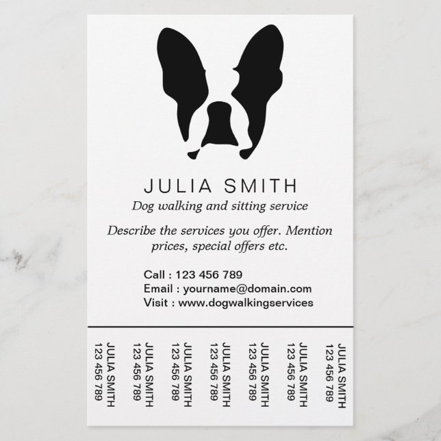 French Bulldog Flyer (Front)
