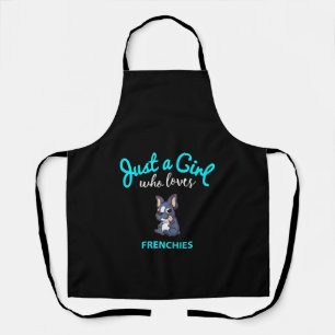 French Bulldog For Girls Kids French Bulldog Apron