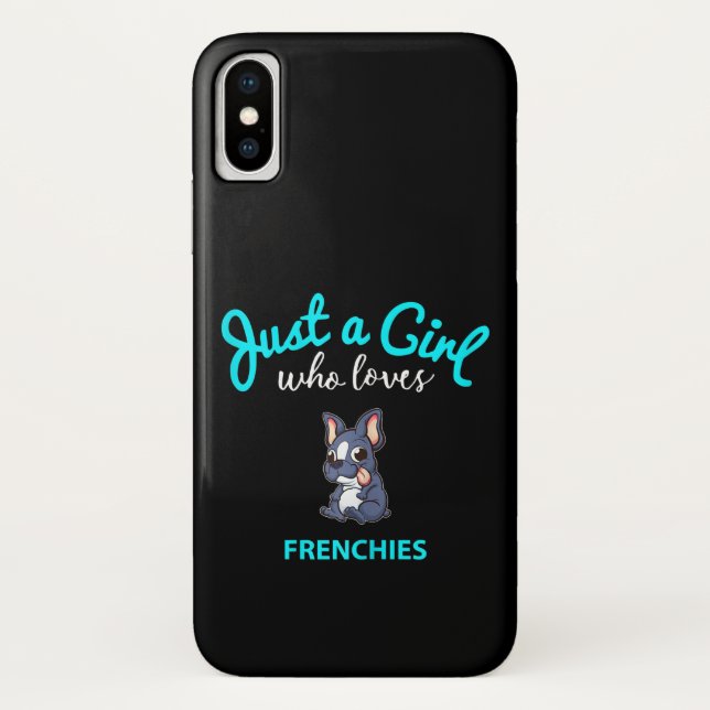 French Bulldog For Girls Kids French Bulldog Case-Mate iPhone Case (Back)