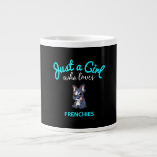 French Bulldog For Girls Kids French Bulldog Large Coffee Mug