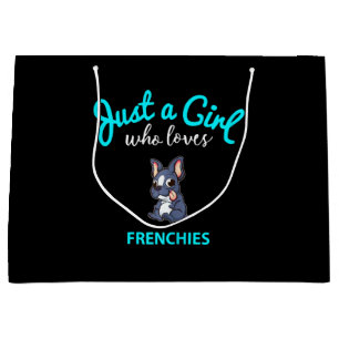 French Bulldog For Girls Kids French Bulldog Large Gift Bag