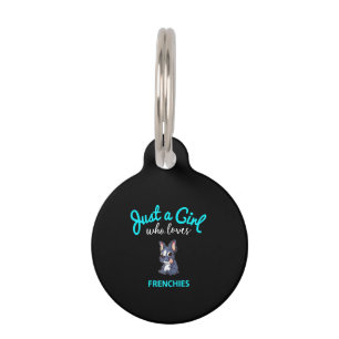 French Bulldog For Girls Kids French Bulldog Pet Tag
