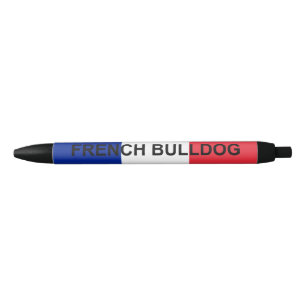 french bulldog France flag.png Black Ink Pen