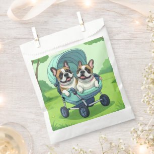 French Bulldog Französische Bulldogge Zwillinge Favour Bags