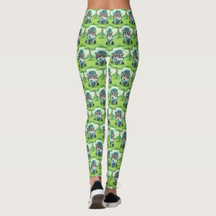 French Bulldog Französische Bulldogge Zwillinge Leggings