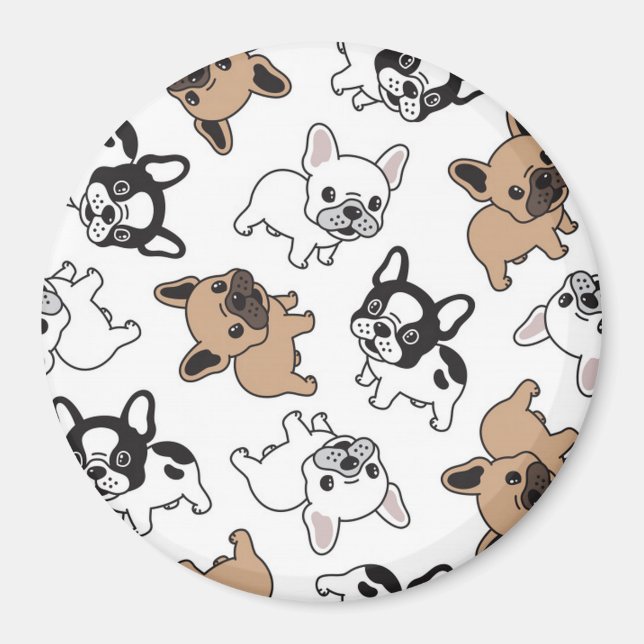 French Bulldog, Frenchie Accessories Magnet (Front)