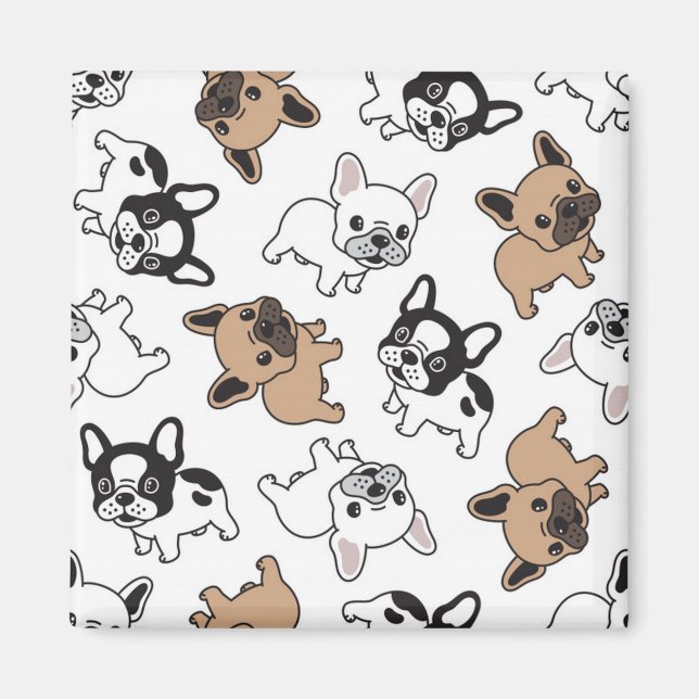 French Bulldog, Frenchie Accessories Magnet (Front)