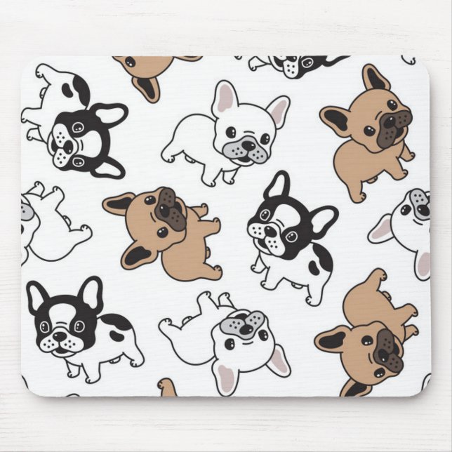 French Bulldog, Frenchie Accessories Mouse Mat (Front)
