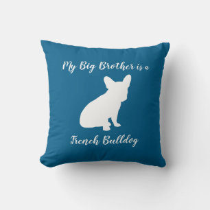 French Bulldog Frenchie Baby SHower Cushion