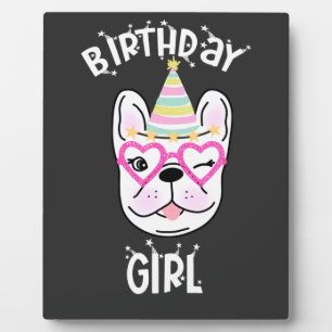 French Bulldog Frenchie Birthday Party Theme Plaque