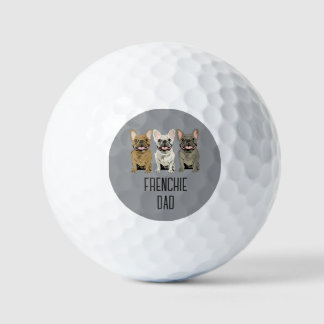 French Bulldog, Frenchie Dad Golf Balls