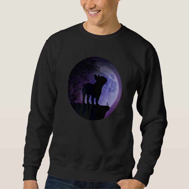 French Bulldog Frenchie Dog Breed  1 Sweatshirt (Front)