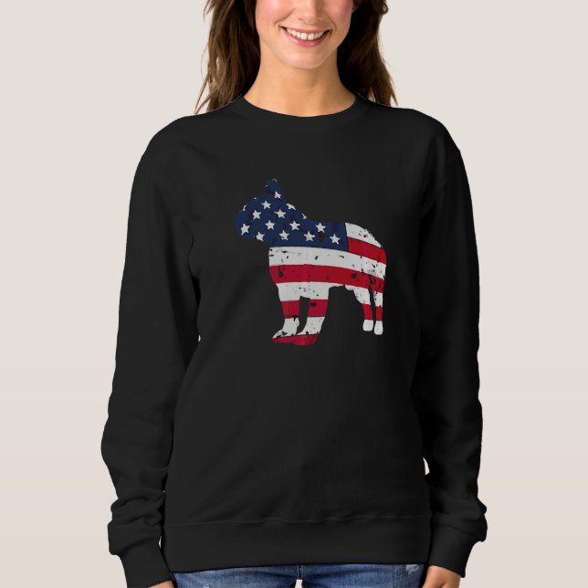French Bulldog Frenchie Dog Breed Sweatshirt (Front)