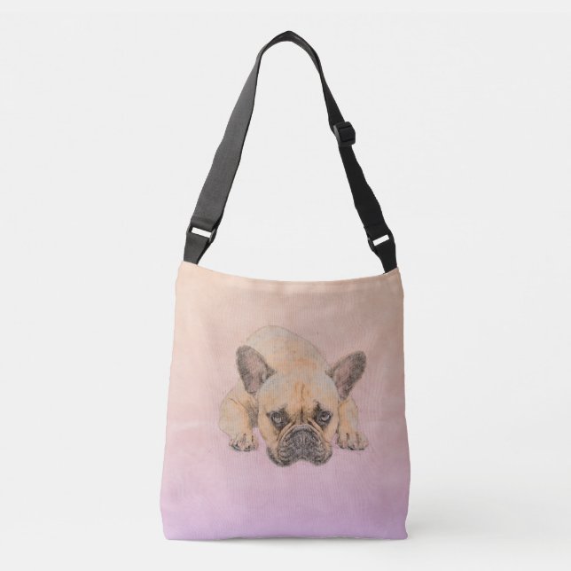 French Bulldog -Frenchie Dog Crossbody Bag (Front)