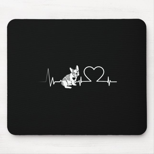 French Bulldog Frenchie Dog Owner  Mouse Mat (Front)