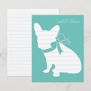 French Bulldog Frenchie Dog Puppy Frenchy Thank You Card