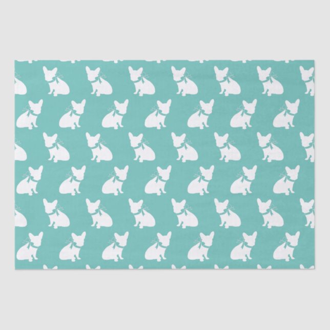 French Bulldog Frenchie Dog Puppy Frenchy Tissue Paper (Front)