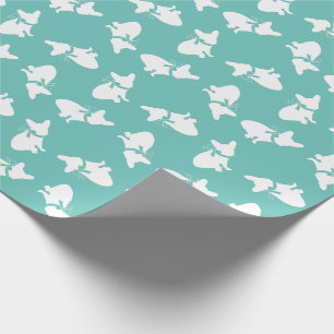 French Bulldog Frenchie Dog Puppy Frenchy Wrapping Paper