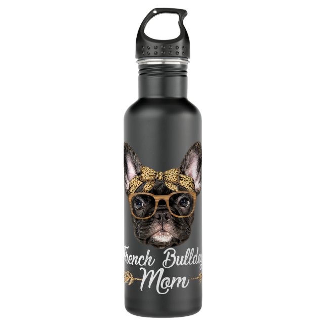 French Bulldog Frenchie Dog Womens Cute French Bul 710 Ml Water Bottle (Front)