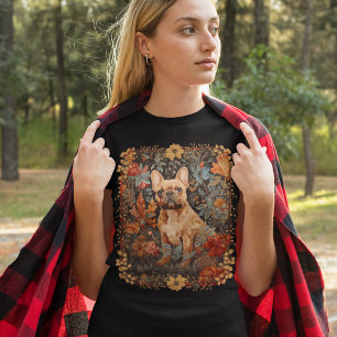French Bulldog Frenchie Garden Tapestry Birthday T-Shirt