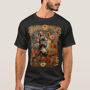 French Bulldog Frenchie Garden Tapestry Birthday T-Shirt