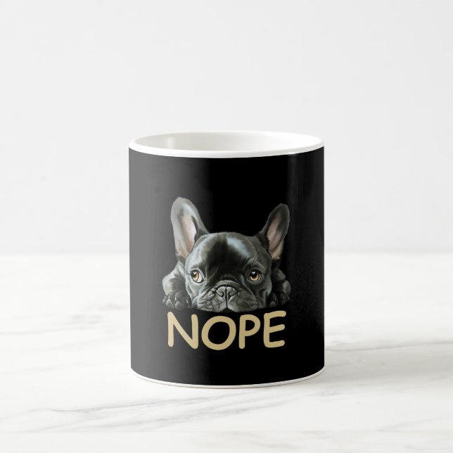 French Bulldog | Frenchie Nope Gifts Coffee Mug (Center)