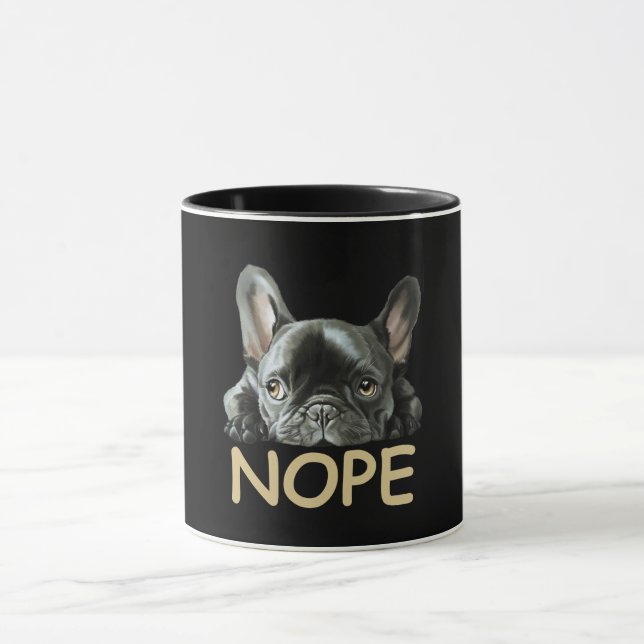 French Bulldog | Frenchie Nope Gifts Mug (Center)
