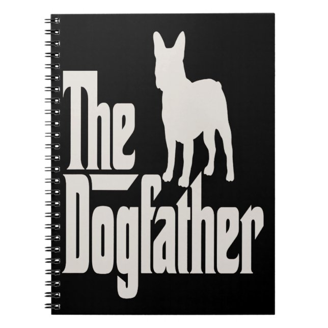 French Bulldog | Frenchie The Dog Father Gift Notebook (Front)