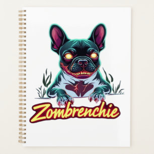 French Bulldog Frenchie Zombie Dog Halloween Essen Planner