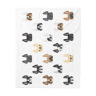 French Bulldog & Friends Fleece Blanket