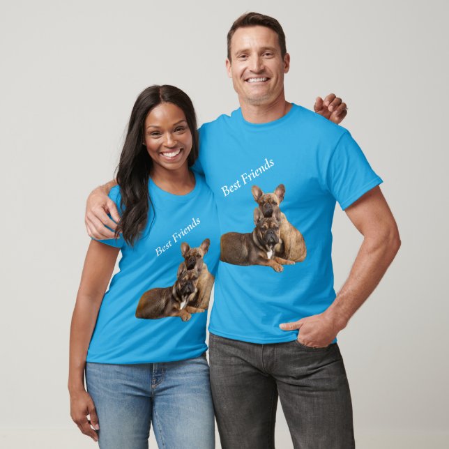 French Bulldog Friends French Bulldog T-Shirt (Unisex)