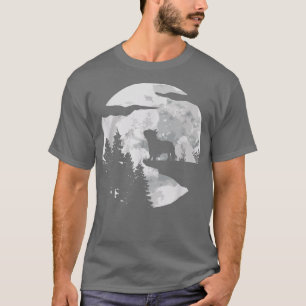 French Bulldog Full Moon At NightDog Lover French T-Shirt