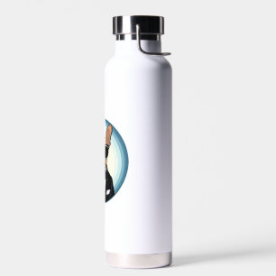 French Bulldog Funny Cute Art Water Bottle