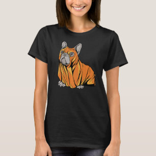 French Bulldog Ghost Lazy Halloween Costume Cute D T-Shirt