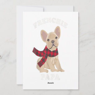 French Bulldog Gift For Family Matching Christmas Holiday Card