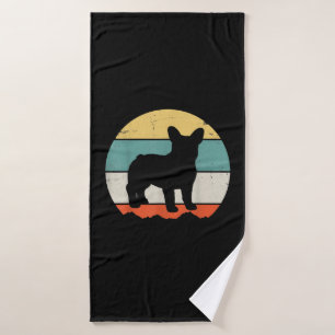 french bulldog   gift girls kids french bulldog bath towel