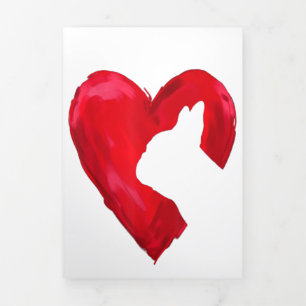 French Bulldog Gift Tri-Fold Announcement