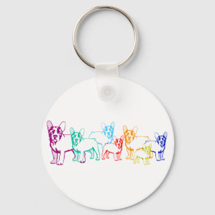 French Bulldog gifts Key Ring