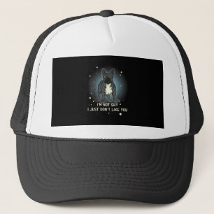 French Bulldog  Gifts Women Men Kids Trucker Hat