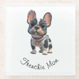 French Bulldog Glass Coaster