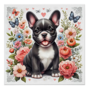 French Bulldog Glossy Poster