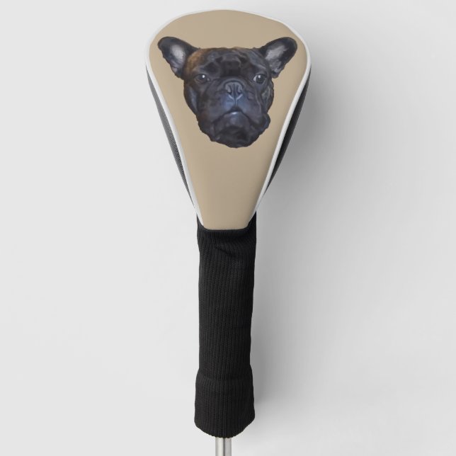 French Bulldog Golf Head Cover (Front)