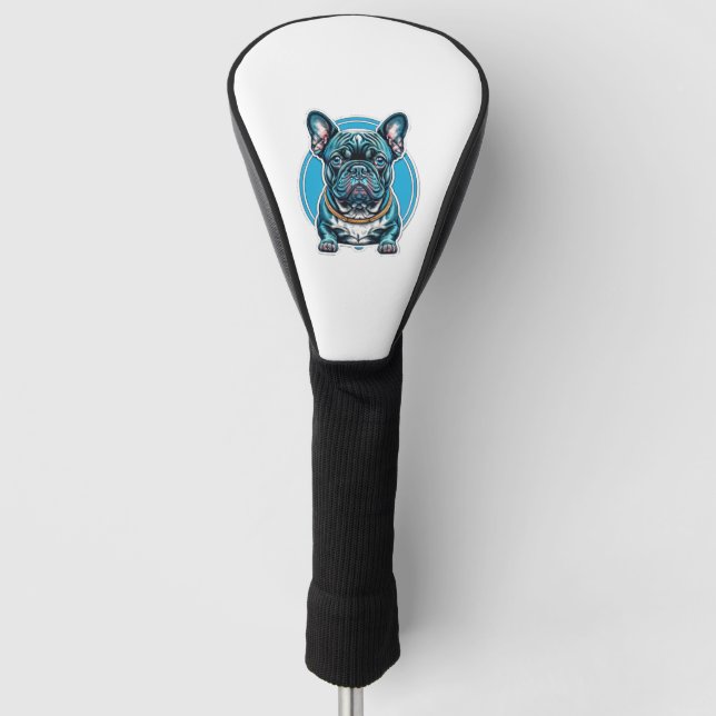 French Bulldog Golf Head Cover (Front)
