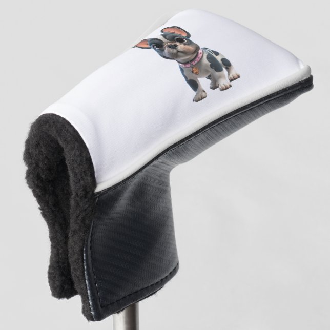 French Bulldog Golf Head Cover (3/4 Front)