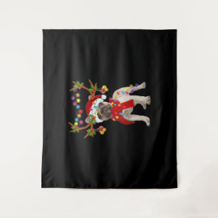 French Bulldog Gorgeous Reindeer Christmas Tree Tapestry