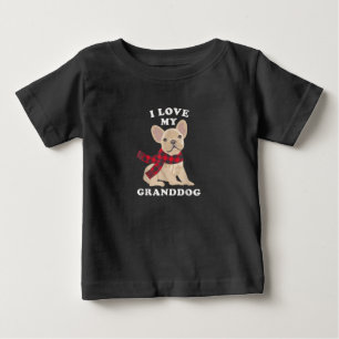 french bulldog grandma xmas gift baby T-Shirt