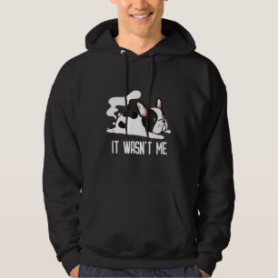 French Bulldog Graphic Farting Frenchie It Wasnt Hoodie