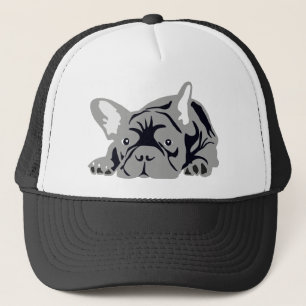 French Bulldog grey Trucker Hat